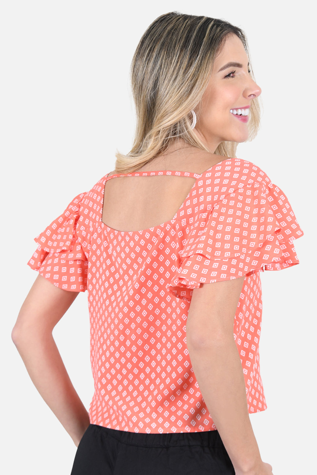 Blusa Castillo - Coral