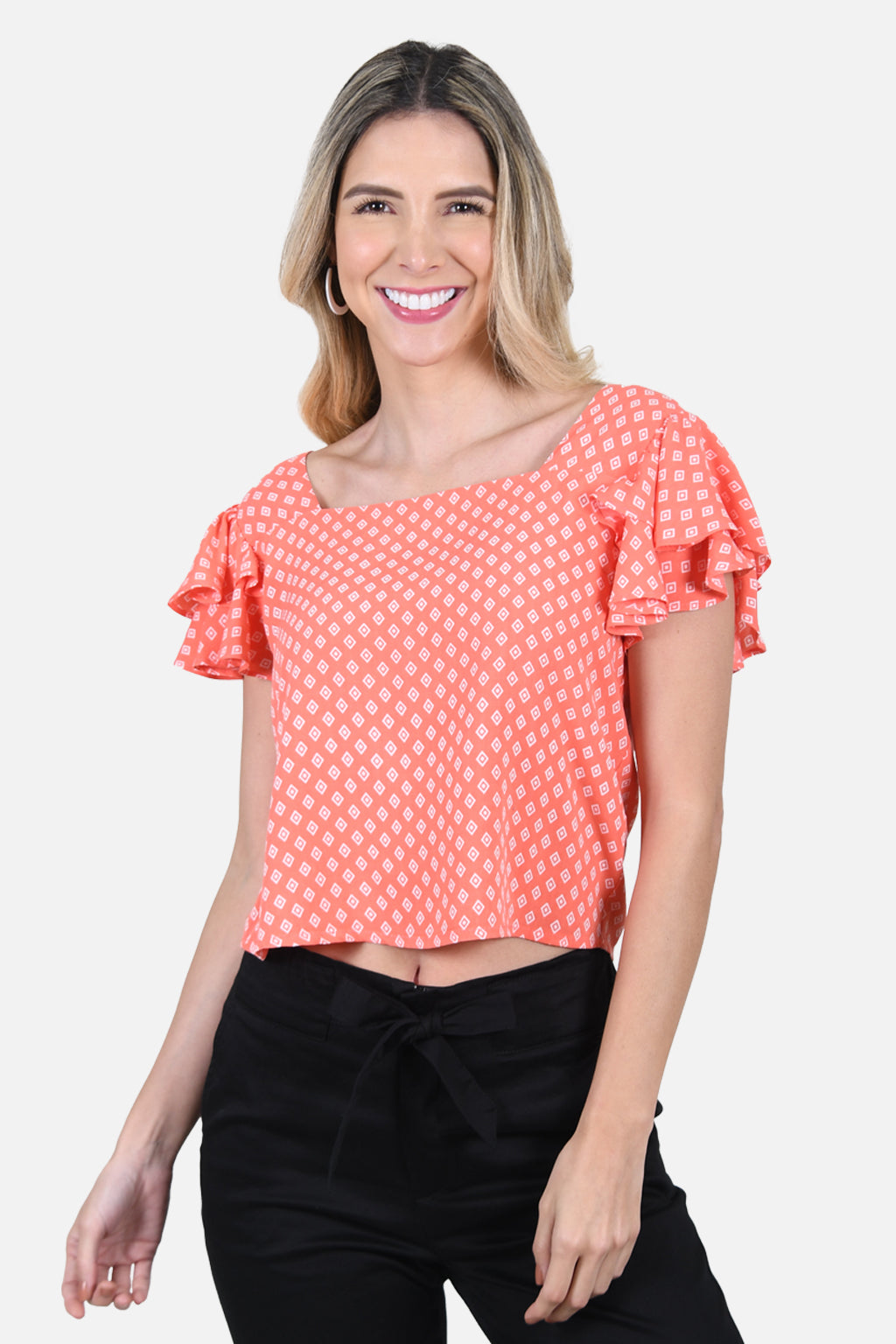 Blusa Castillo - Coral