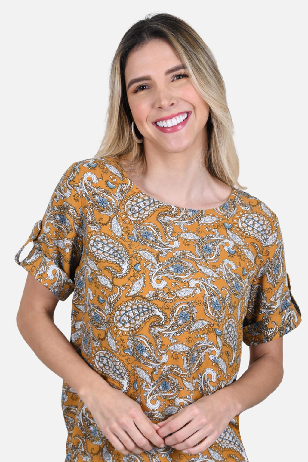 Blusa Saldibar - Mostaza