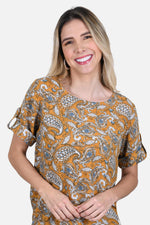 Blusa Saldibar - Mostaza