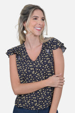 Blusa Ortega - Azul Navy