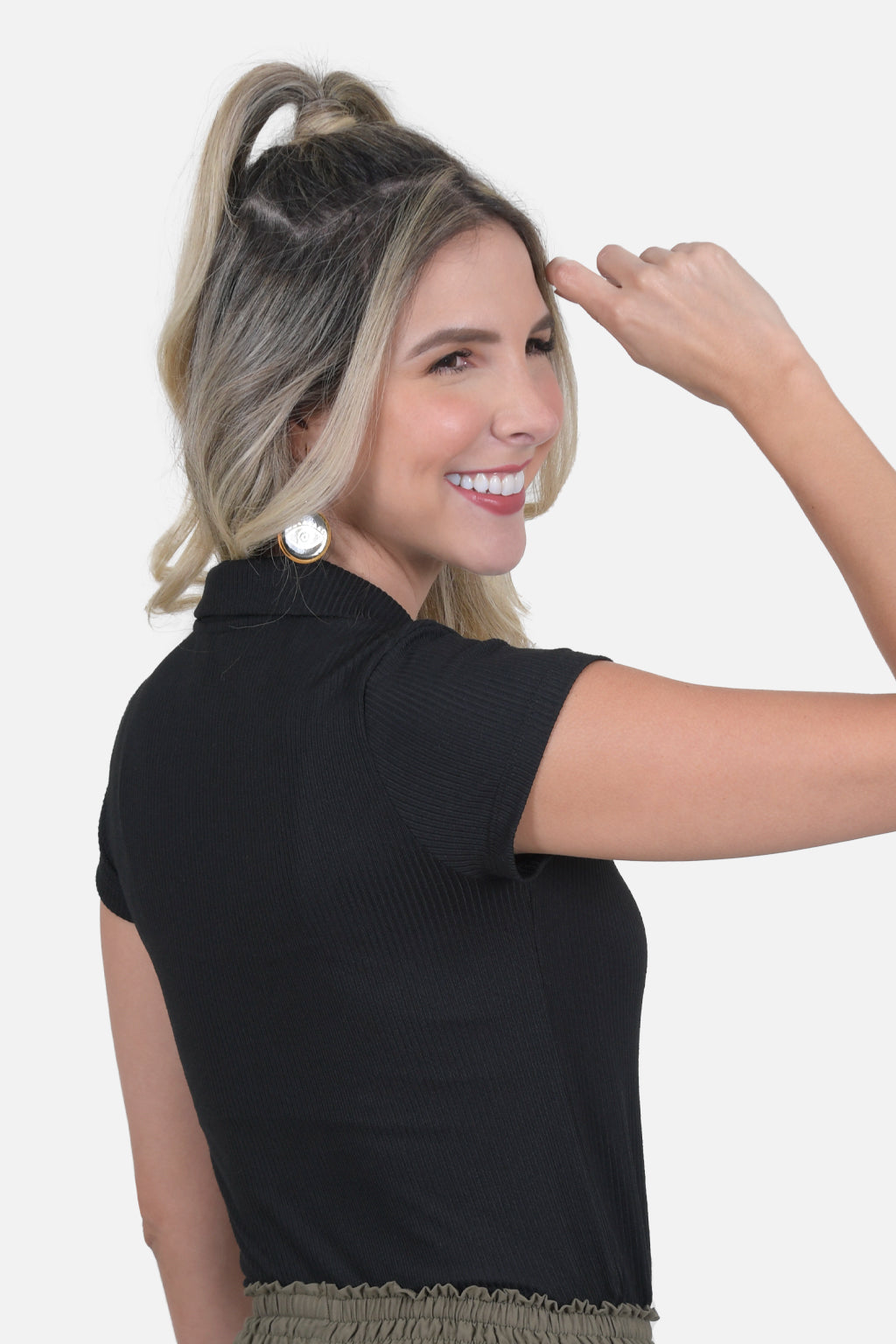 Blusa Laurent - Negra