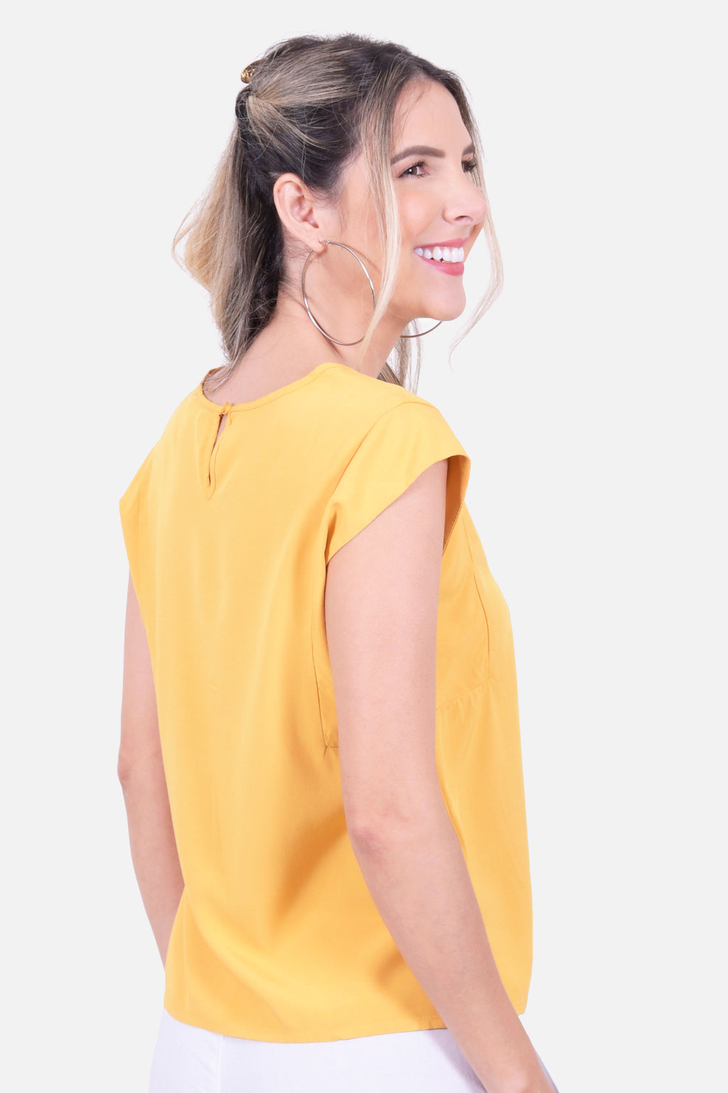 Blusa Escandon - Mostaza