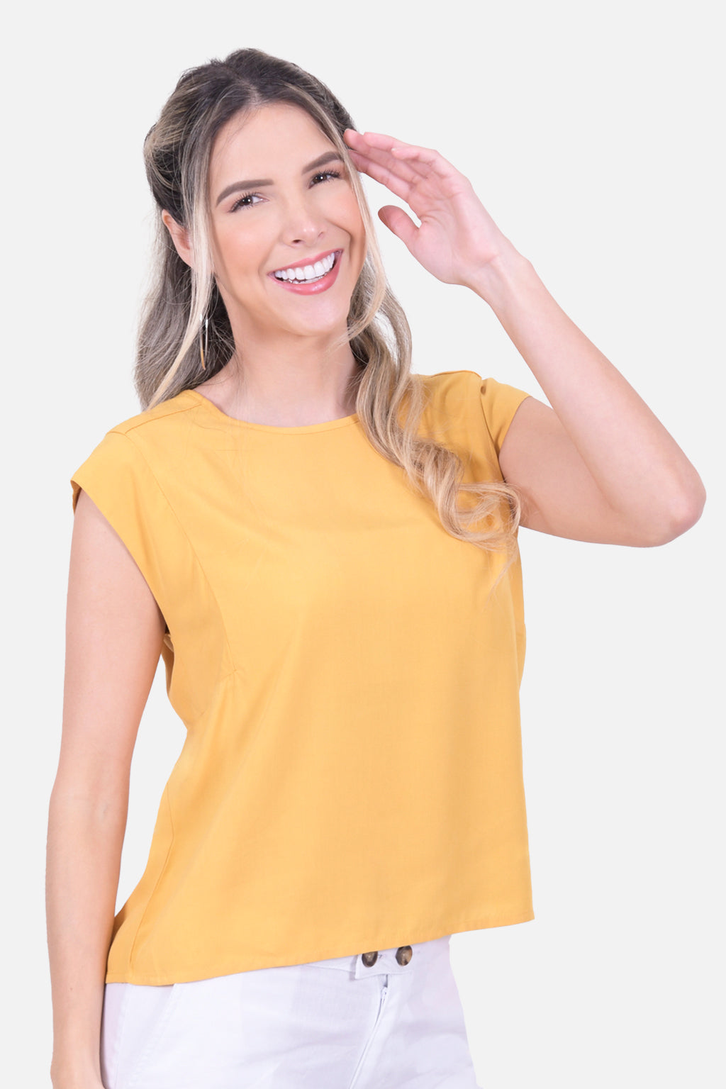 Blusa Escandon - Mostaza