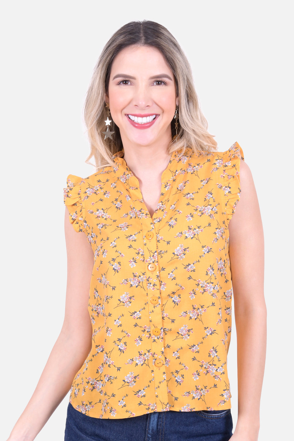 Blusa Genova - Mostaza