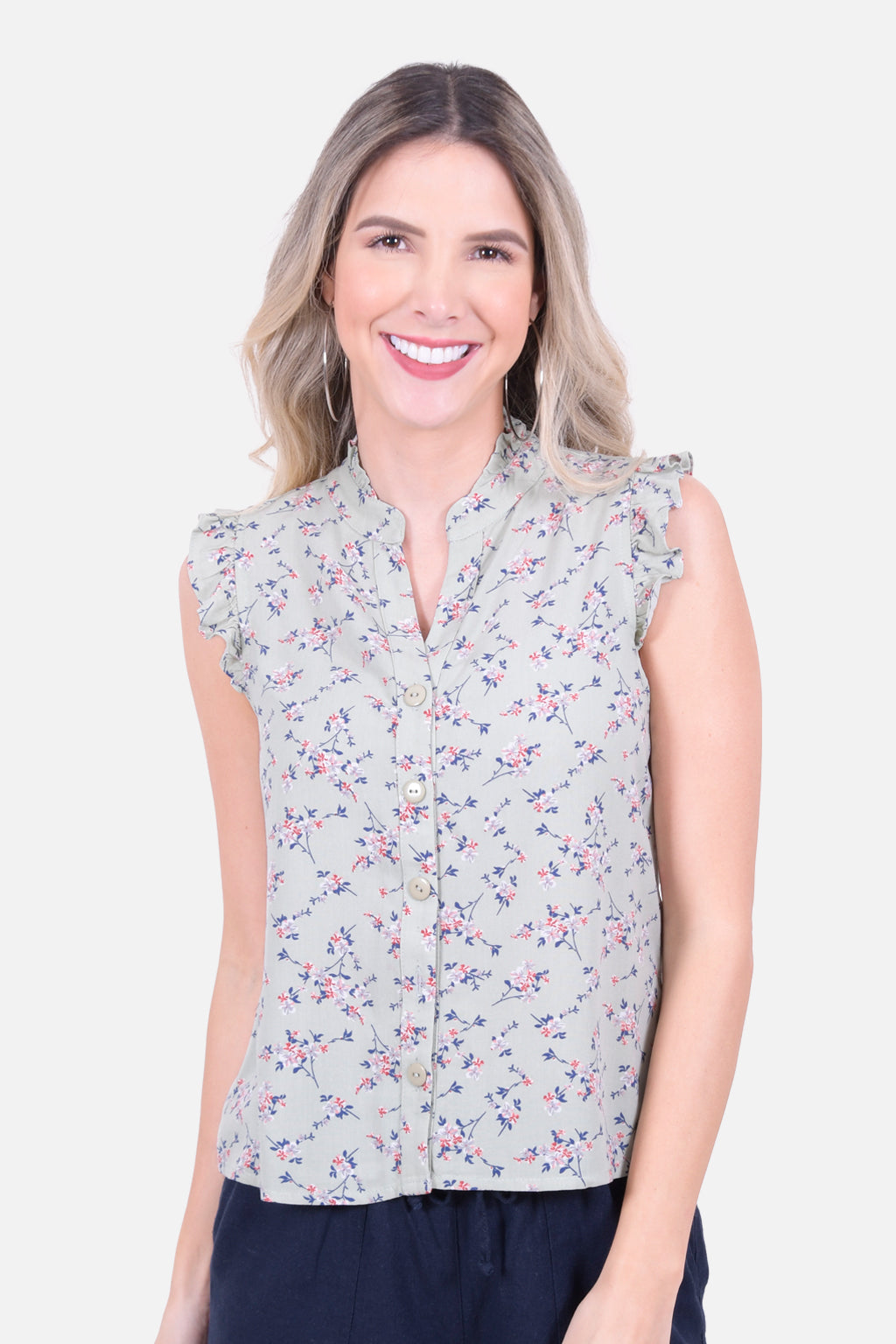 Blusa Genova - Oliva