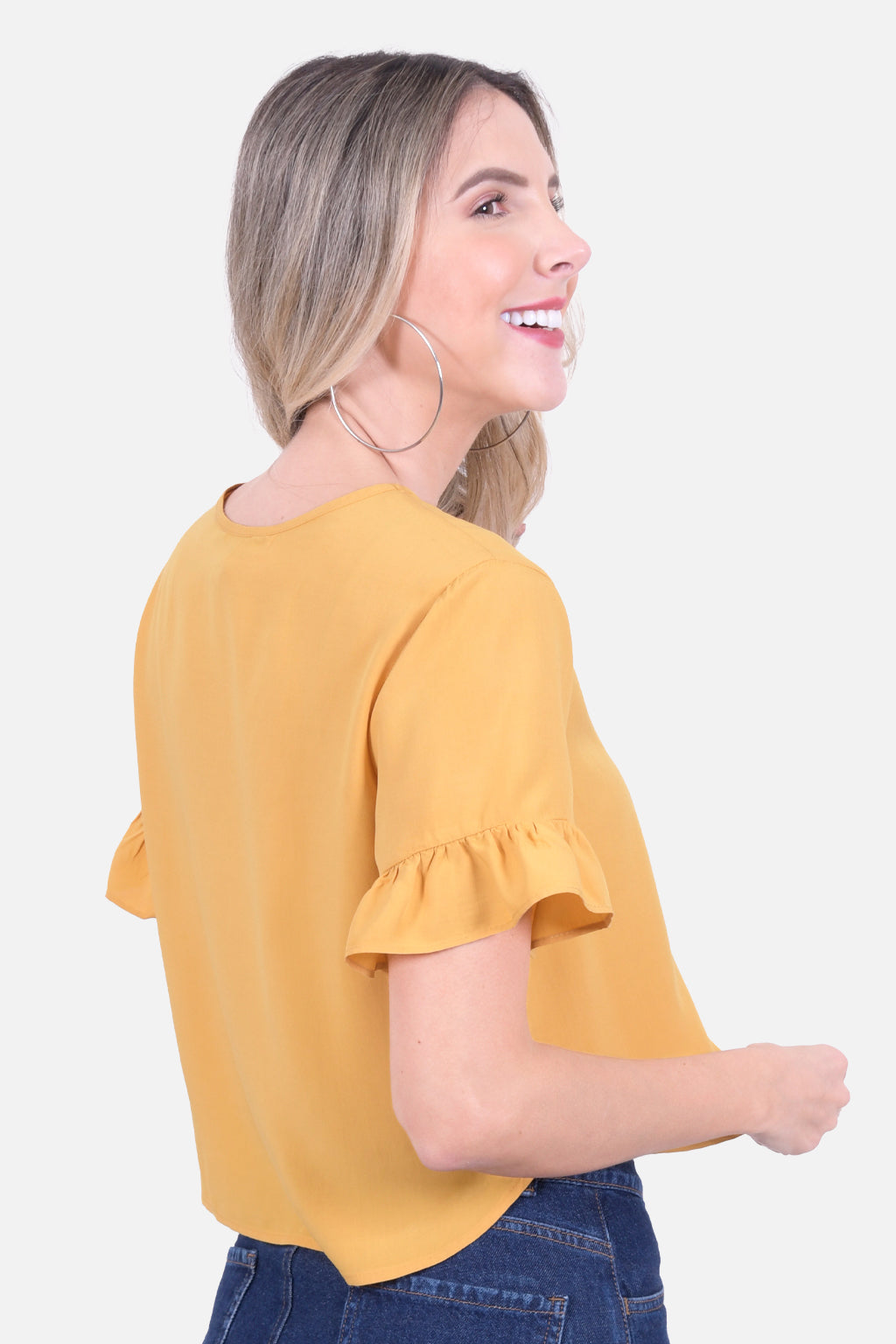 Blusa Milena - Mostaza