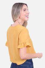 Blusa Milena - Mostaza
