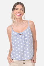Blusa Florida - Azul Hortencia