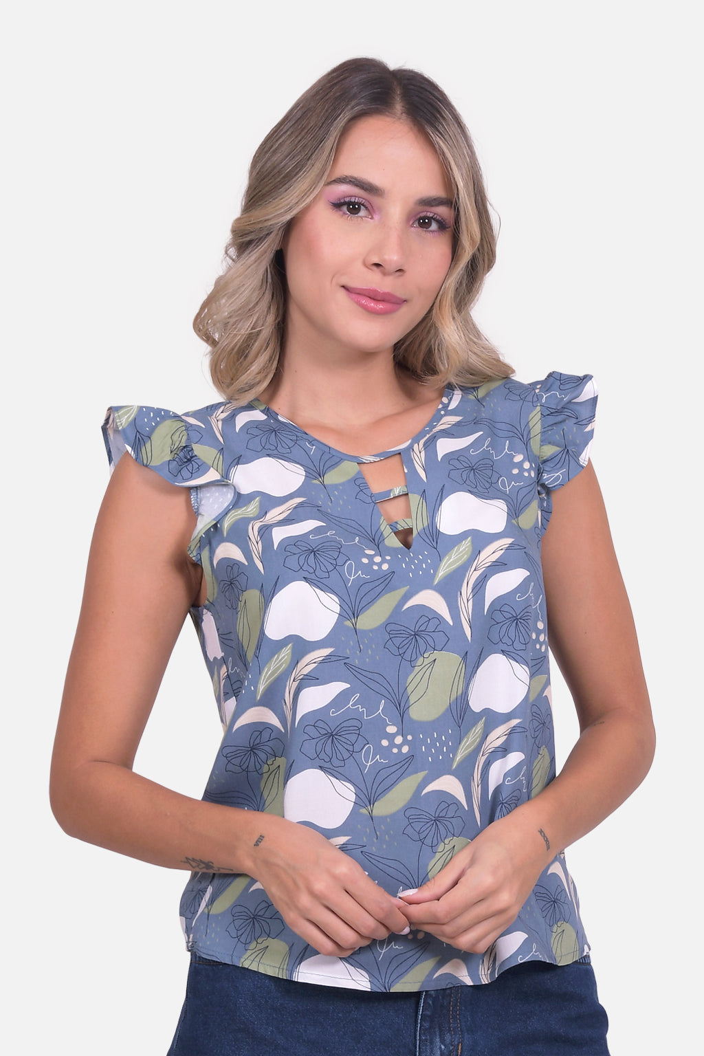 Blusa Jimena - Indigo