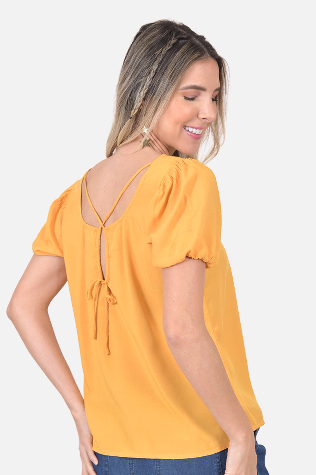 Blusa Fany - Mostaza Claro 