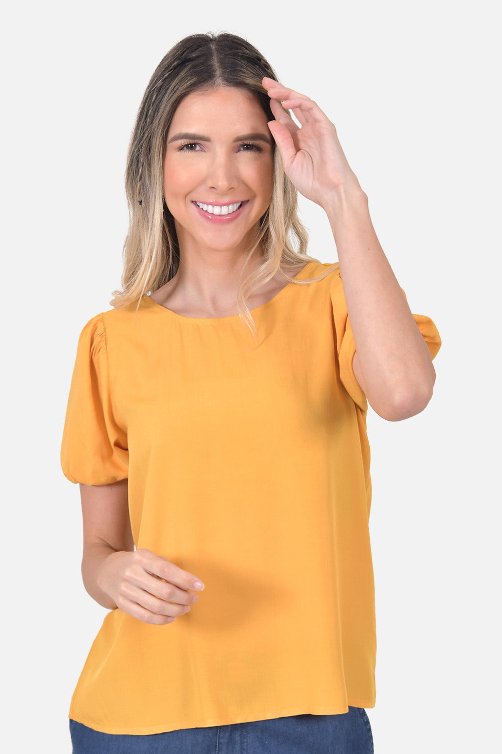 Blusa Fany - Mostaza Claro 