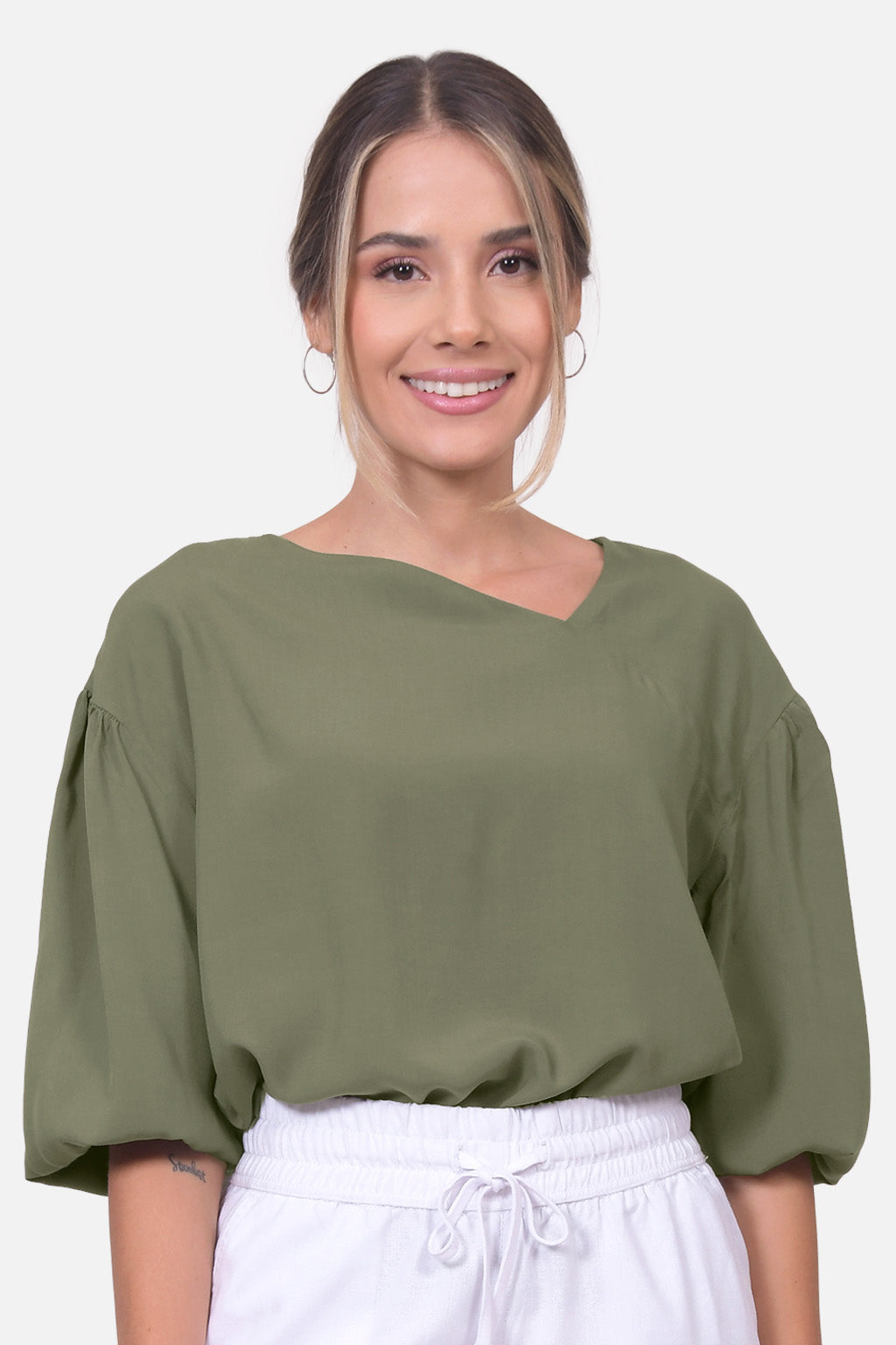 Blusa Celeste - Verde Militar