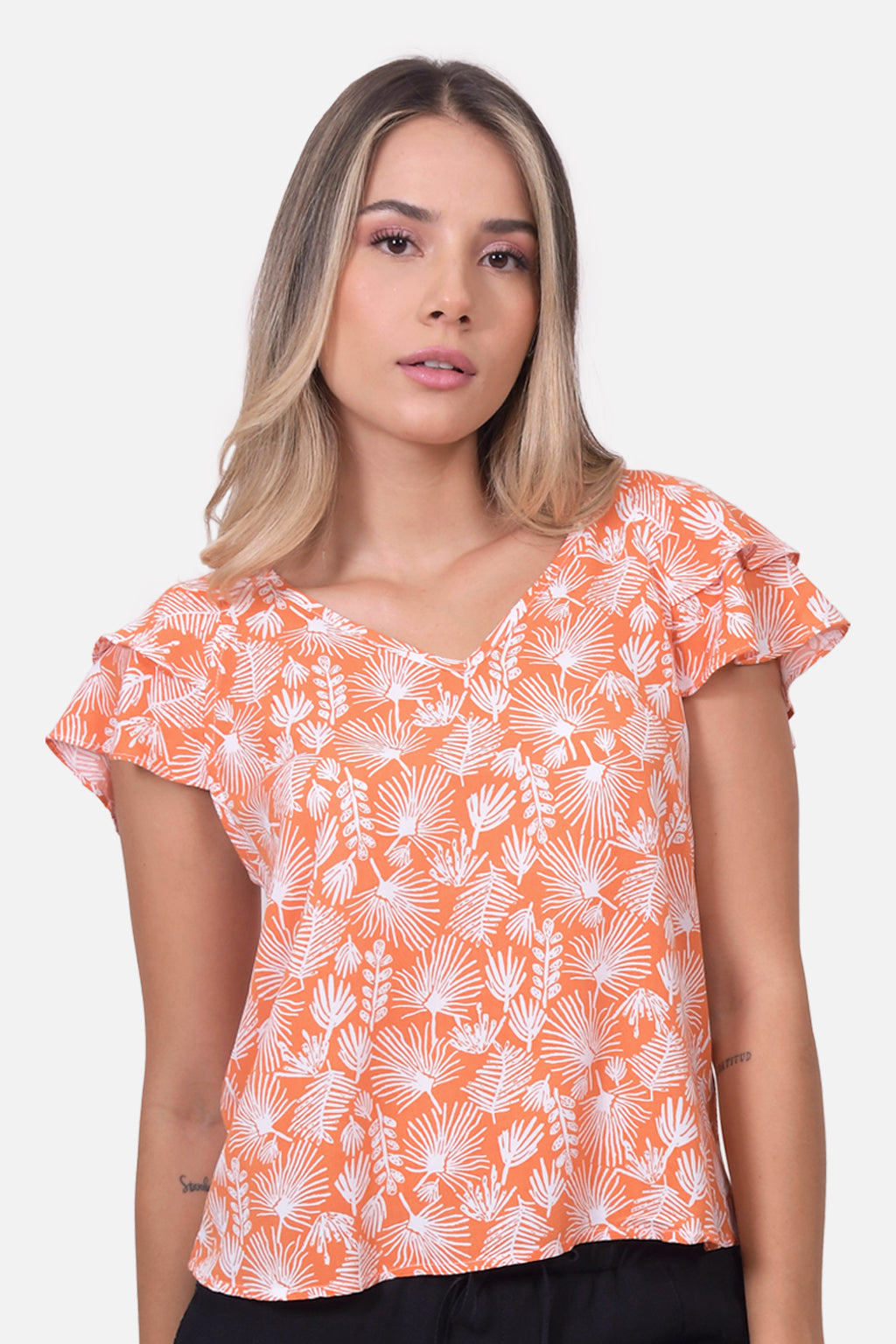 Blusa Becca - Naranja