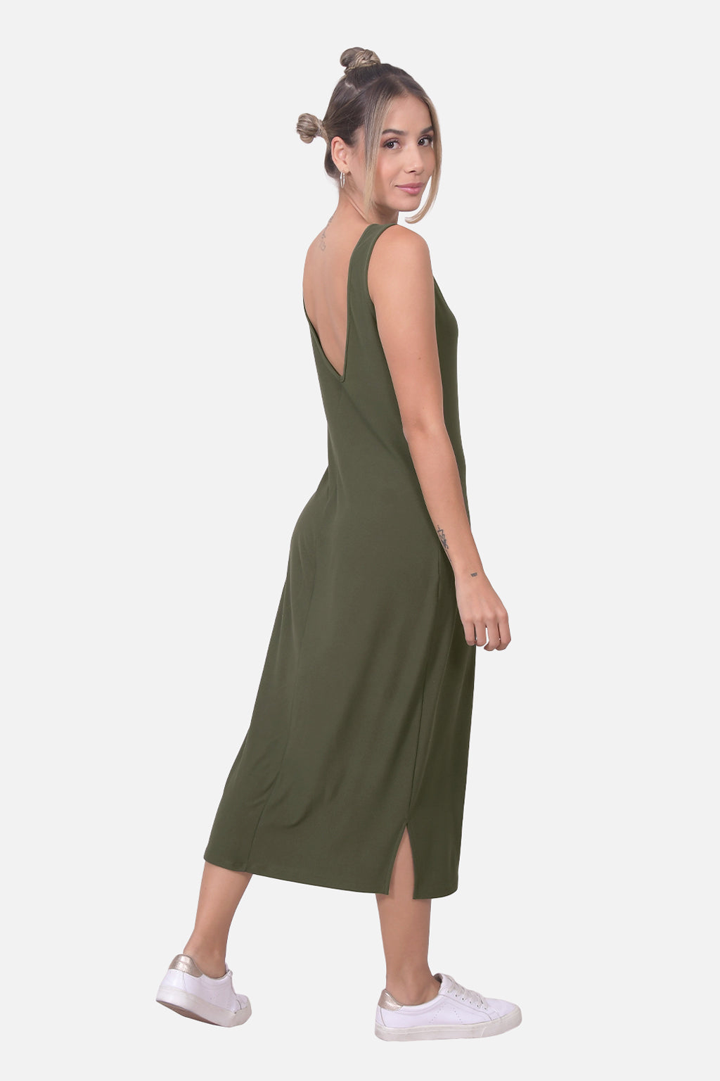 Vestido Filipinas - Verde Militar