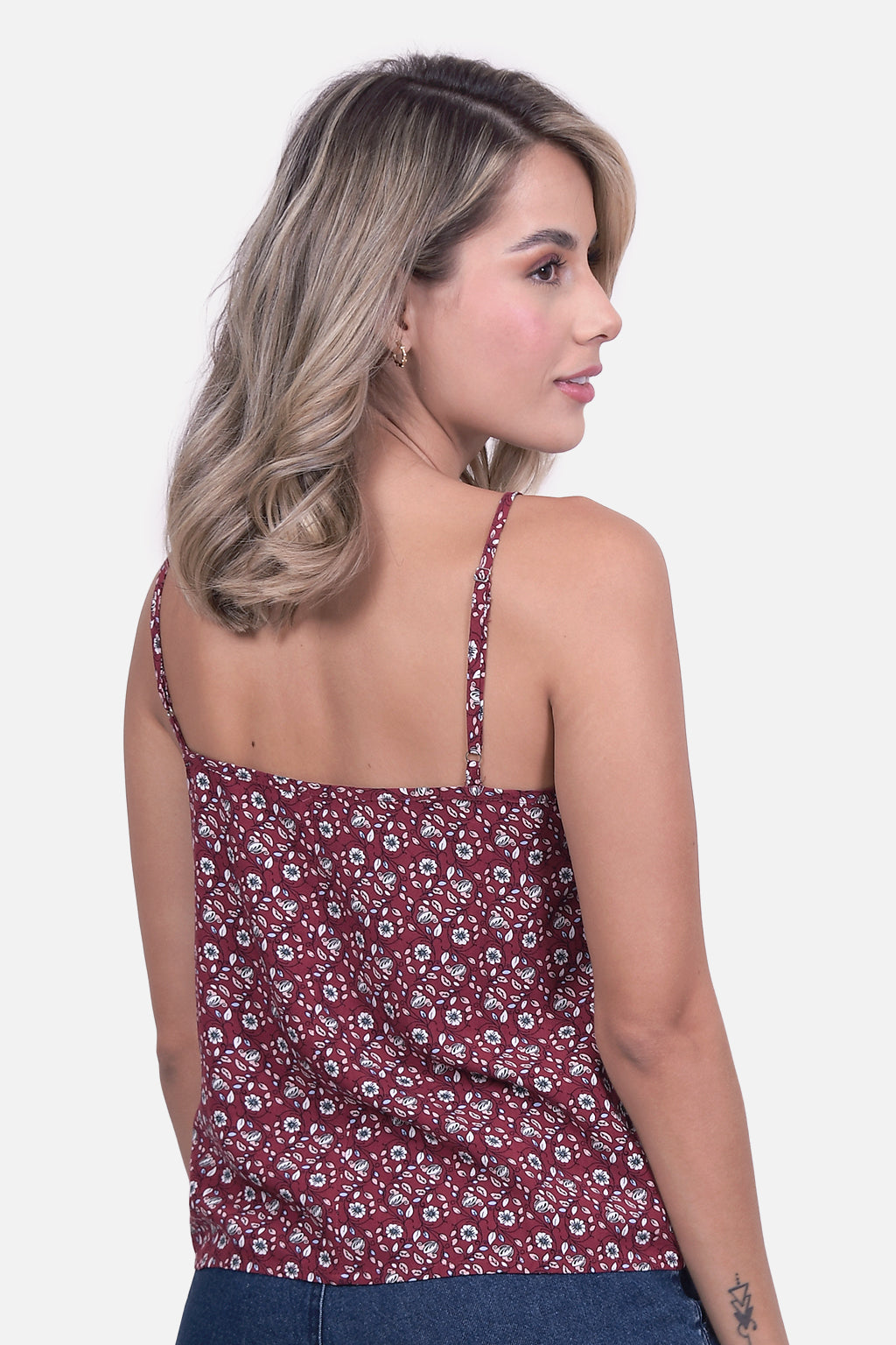Blusa Carlota - Vinotinto