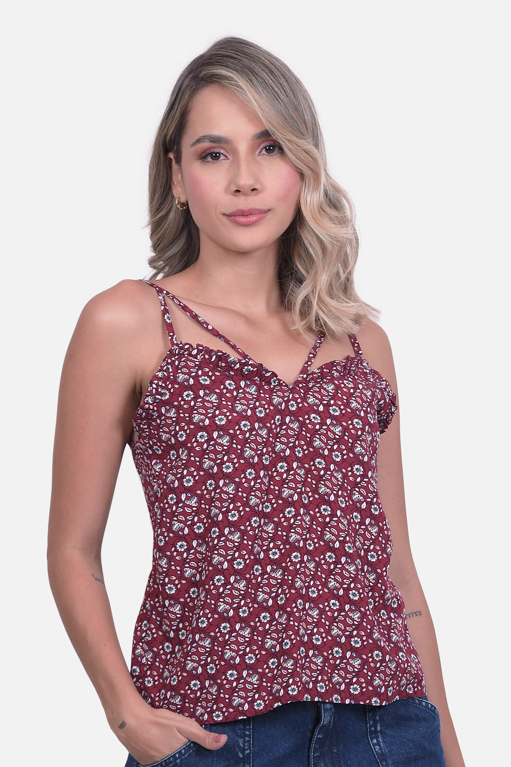 Blusa Carlota - Vinotinto