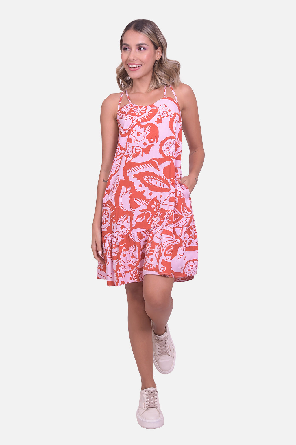 Vestido Fiona - Terracota