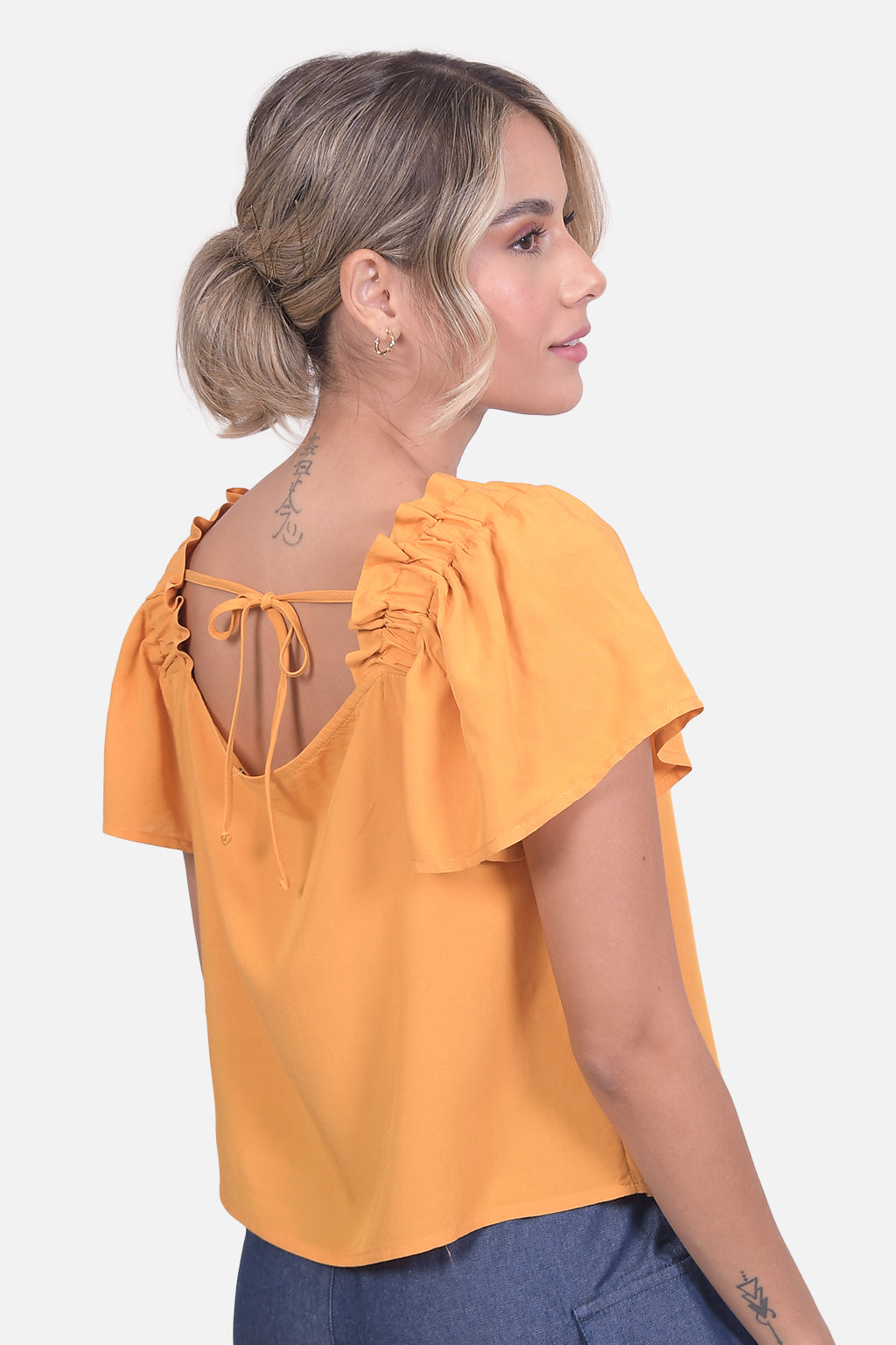 Blusa Shaki - Mostaza