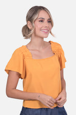 Blusa Shaki - Mostaza