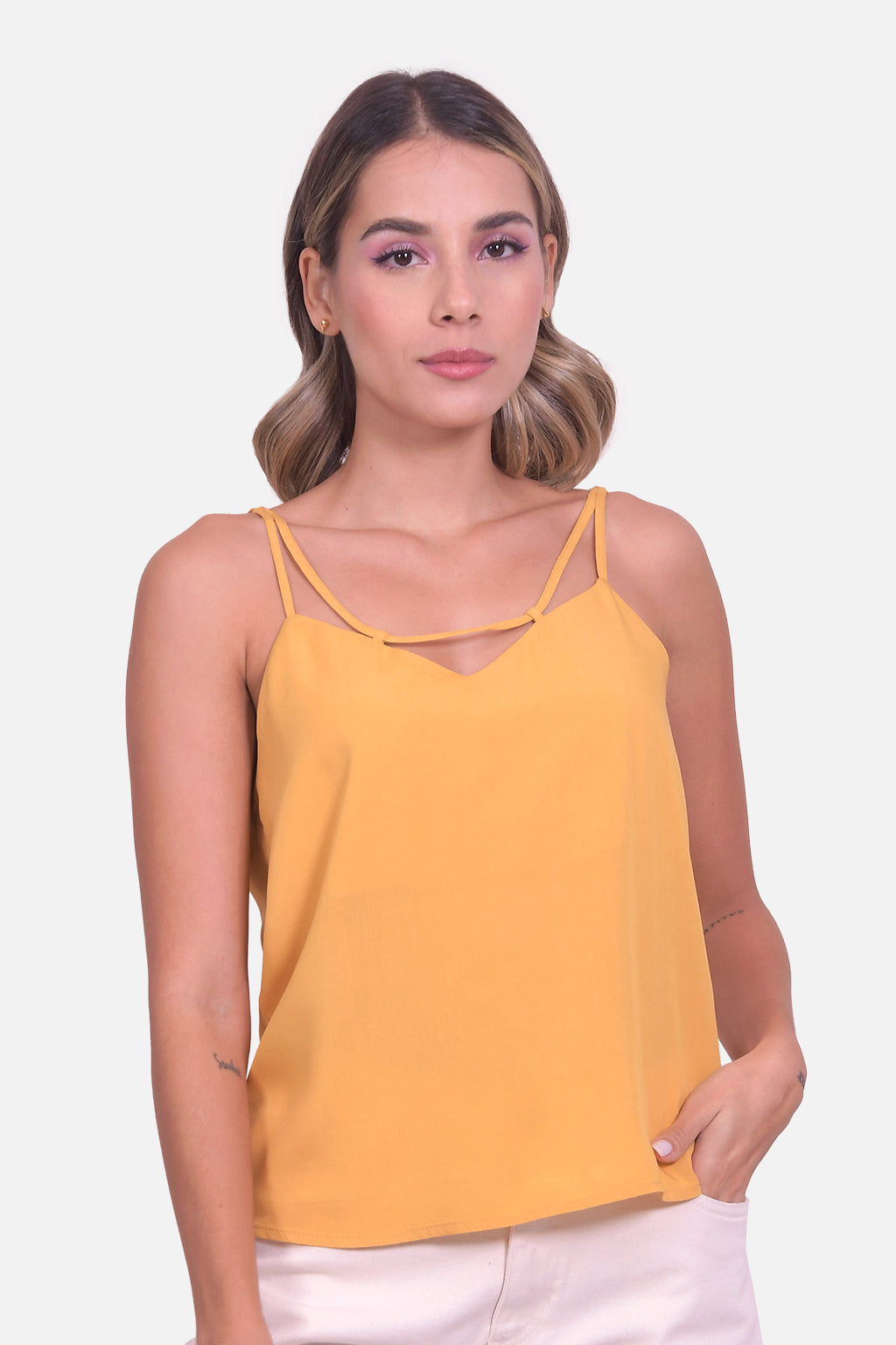 Blusa Chesna - Mostaza