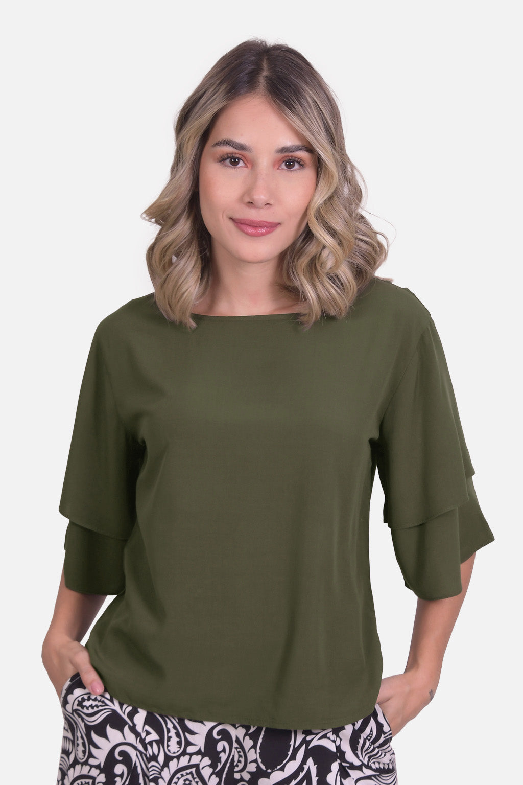 Blusa Elma - Verde Militar