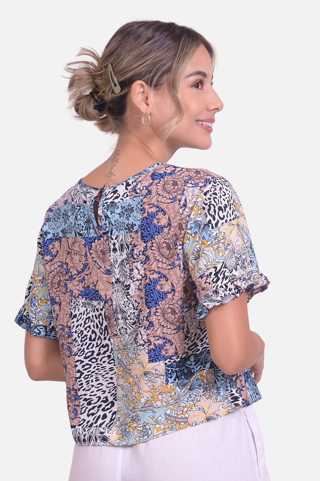 Blusa Manila - Azul Rey