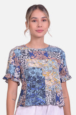 Blusa Manila - Azul Rey