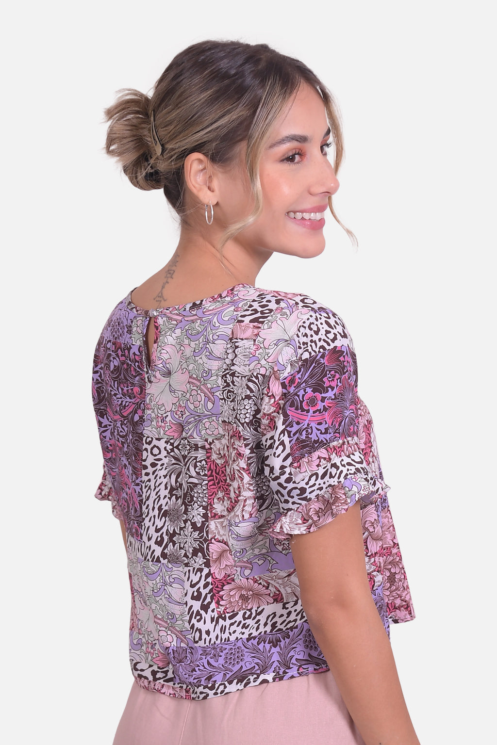 Blusa Manila - Fucsia