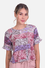 Blusa Manila - Fucsia