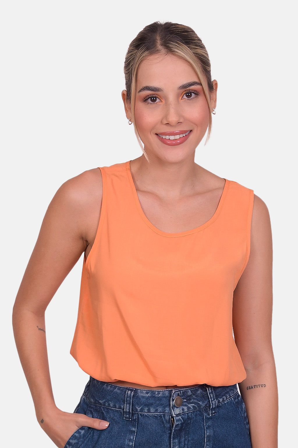 Blusa Delhi - Naranja