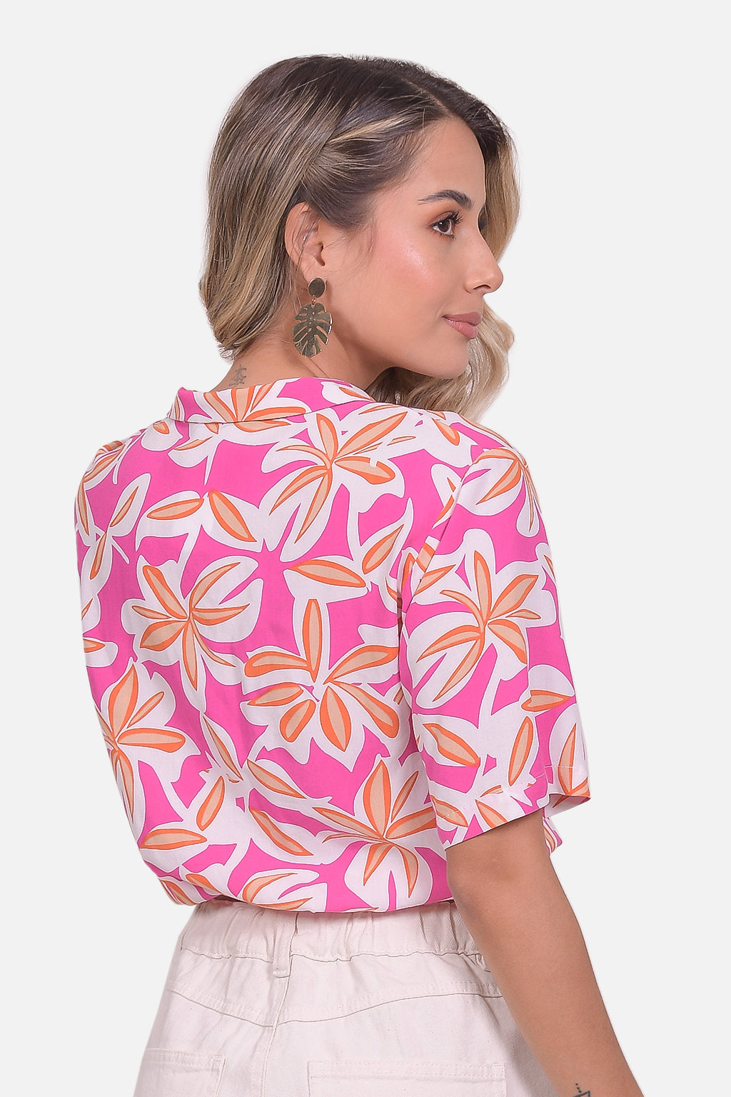 Blusa Osaka - Fucsia