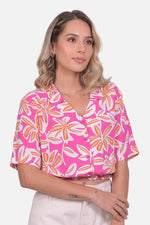 Blusa Osaka - Fucsia