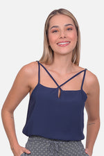 Blusa Shangai - Azul Navy