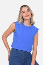 Blusa Orleans - Azul Rey