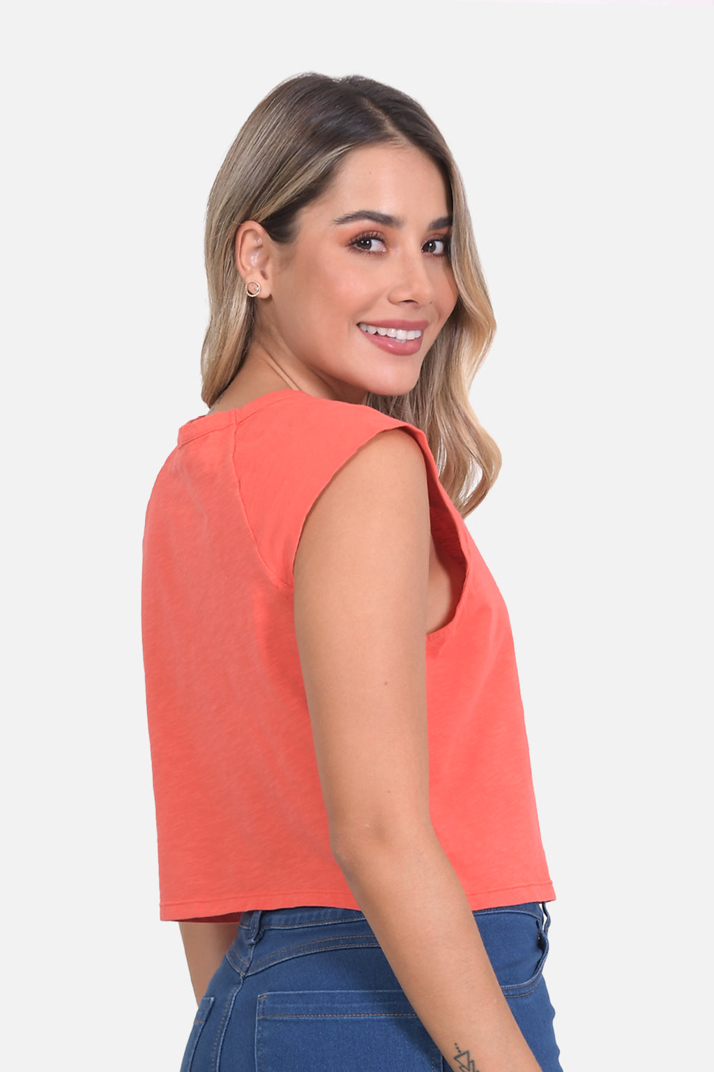 Blusa Orleans - Coral