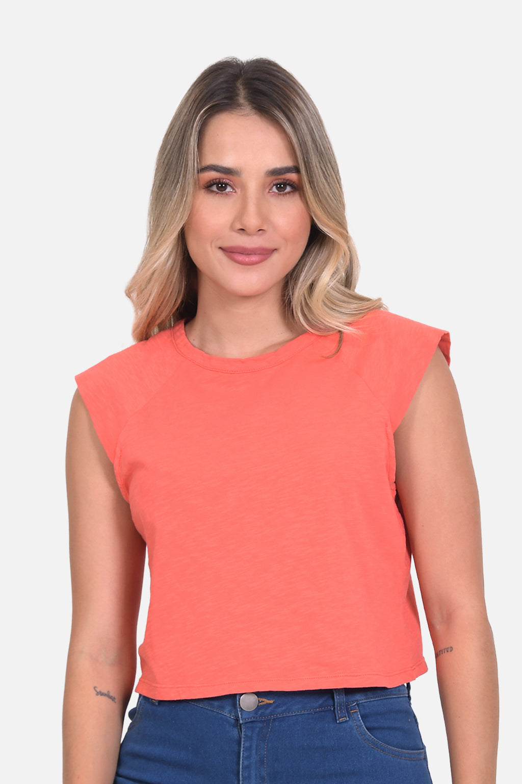 Blusa Orleans - Coral