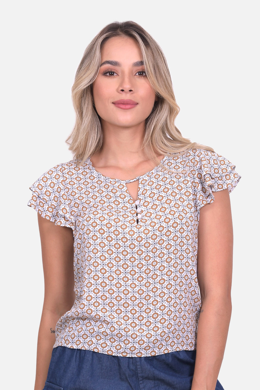 Blusa Africa - Blanca
