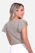 Blusa Africa - Kaki