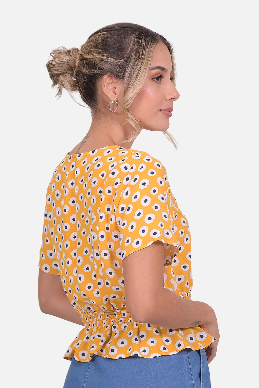 Blusa Laos - Mostaza