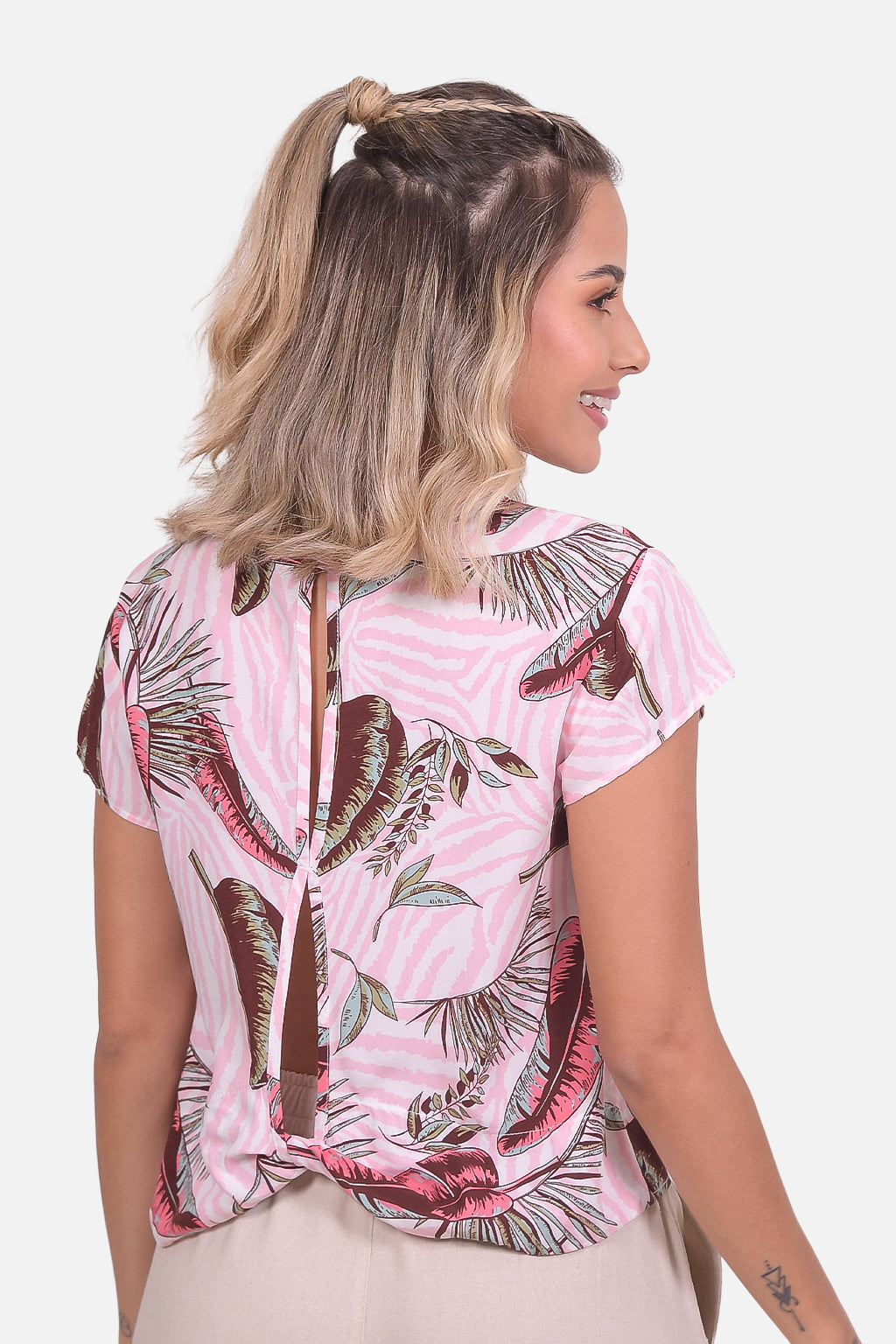 Blusa Macao - Rosada
