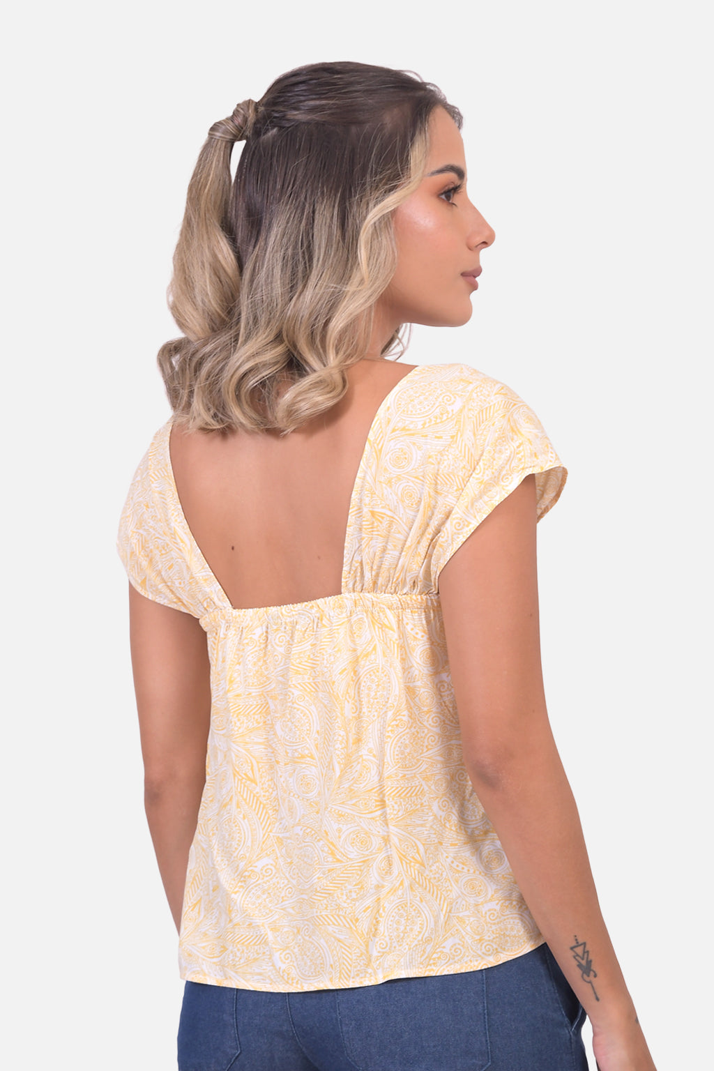 Blusa Riad - Amarilla