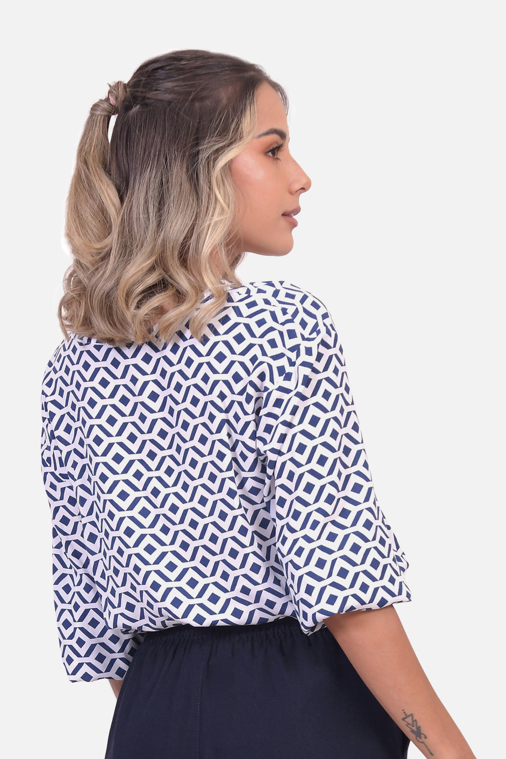 Blusa Shantou - Azul Navy