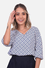 Blusa Shantou - Azul Navy