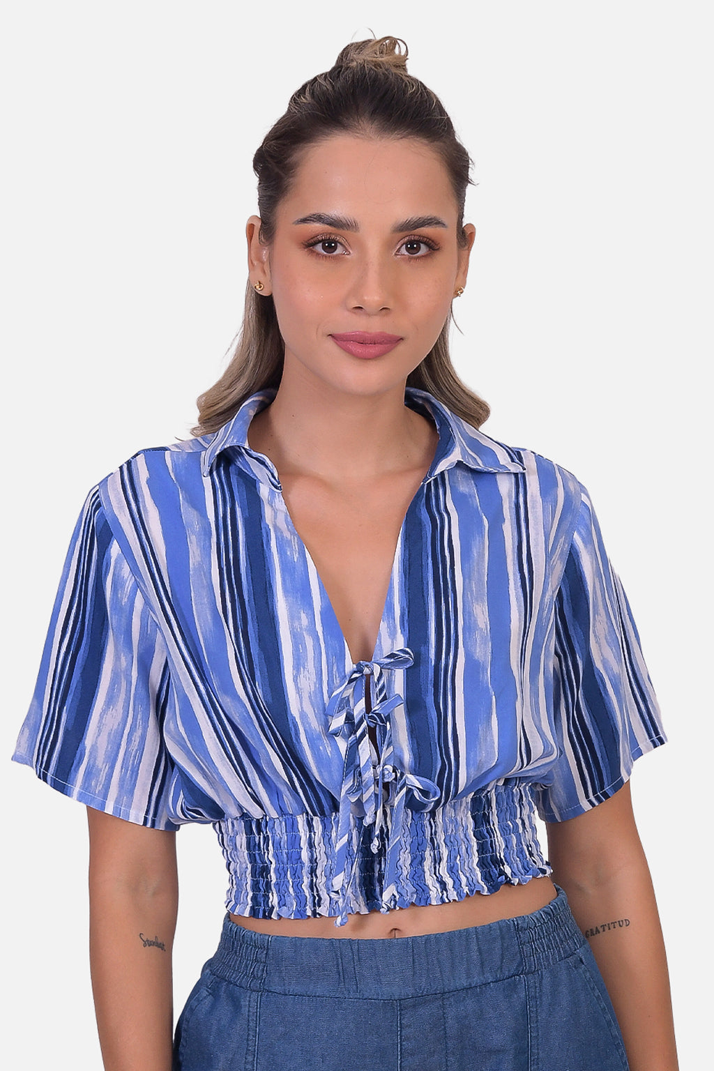 Blusa Nankin - Azul