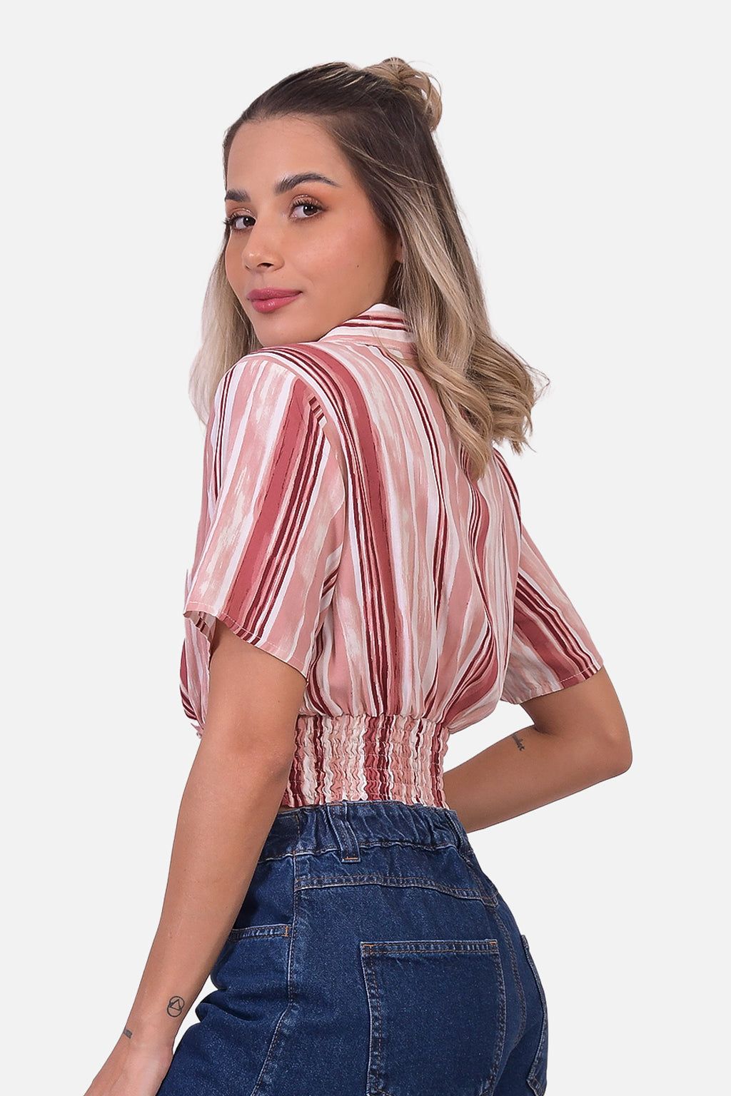 Blusa Nankin - Nude