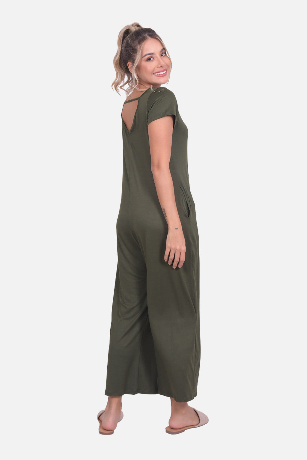 Vestido Marcela - Verde Militar