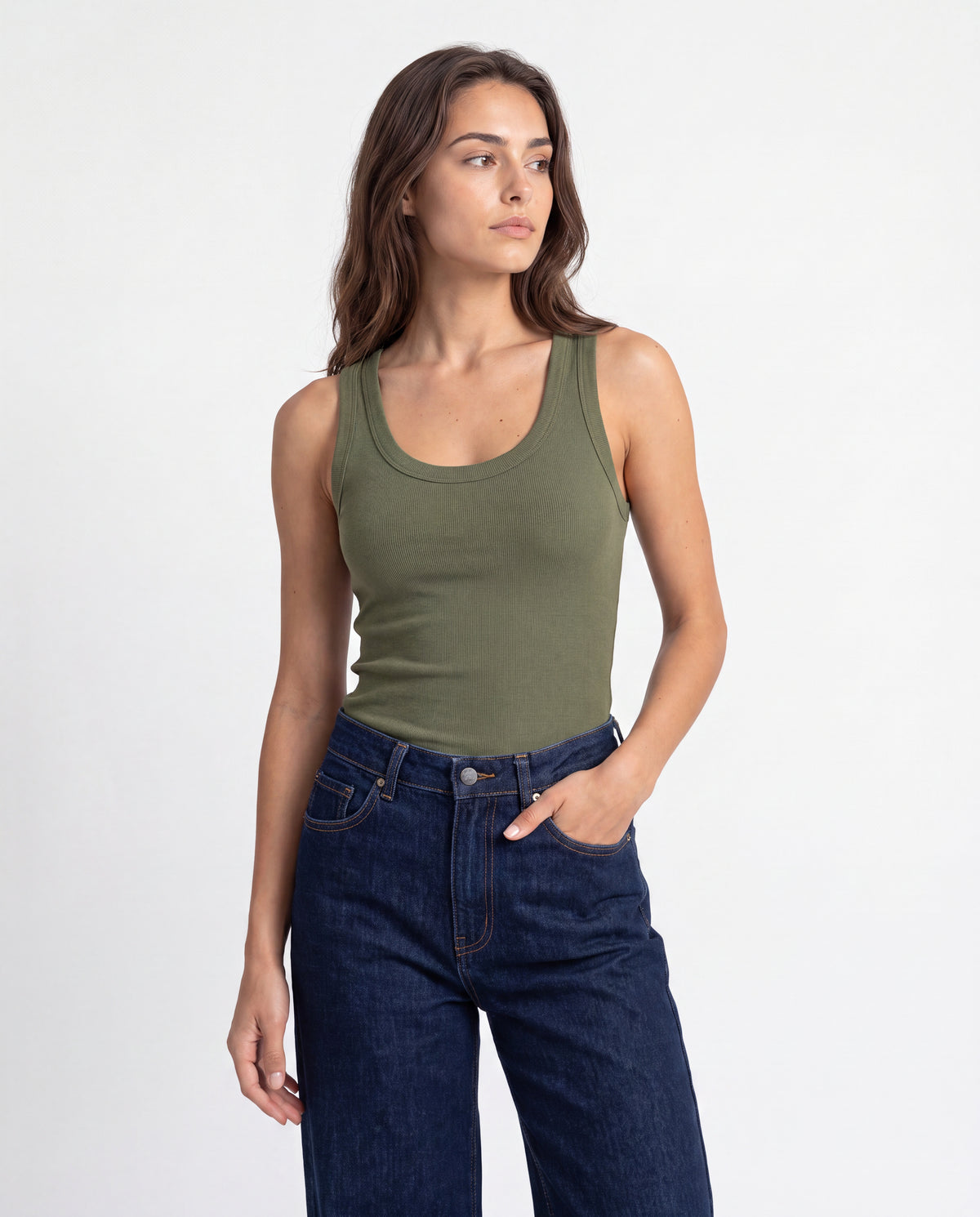 Básica Rib Ariel - Verde Militar