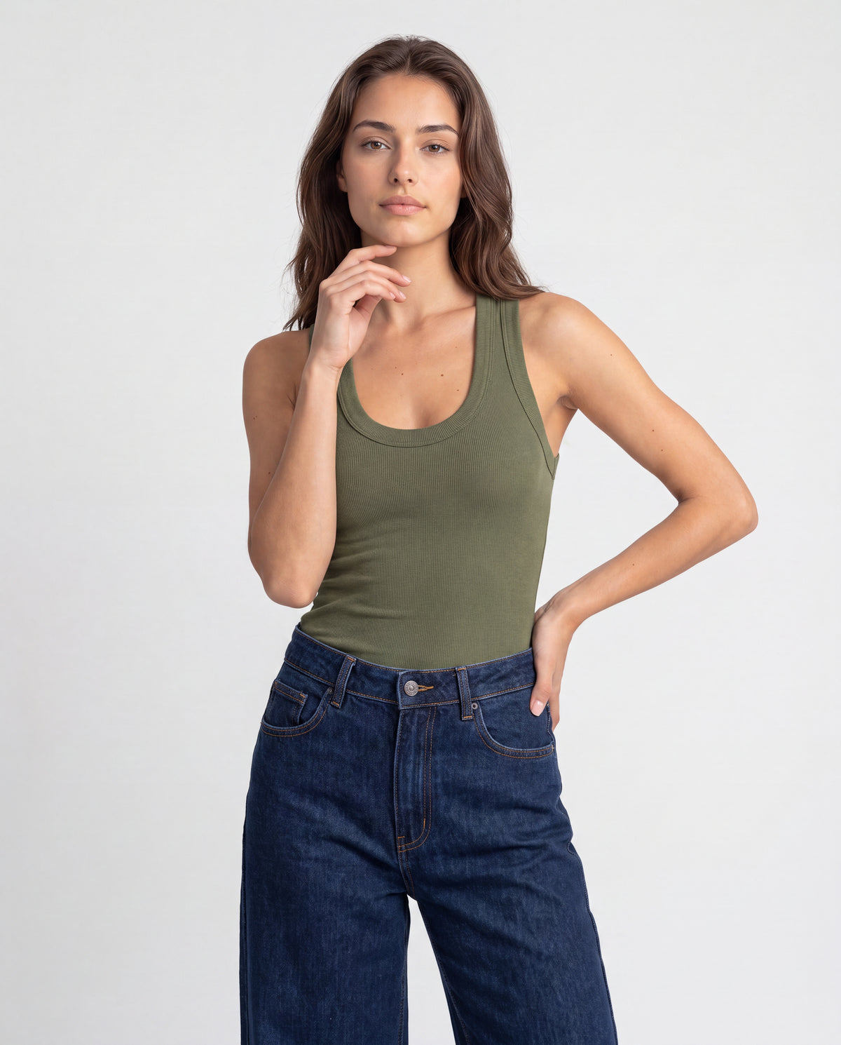 Básica Rib Ariel - Verde Militar
