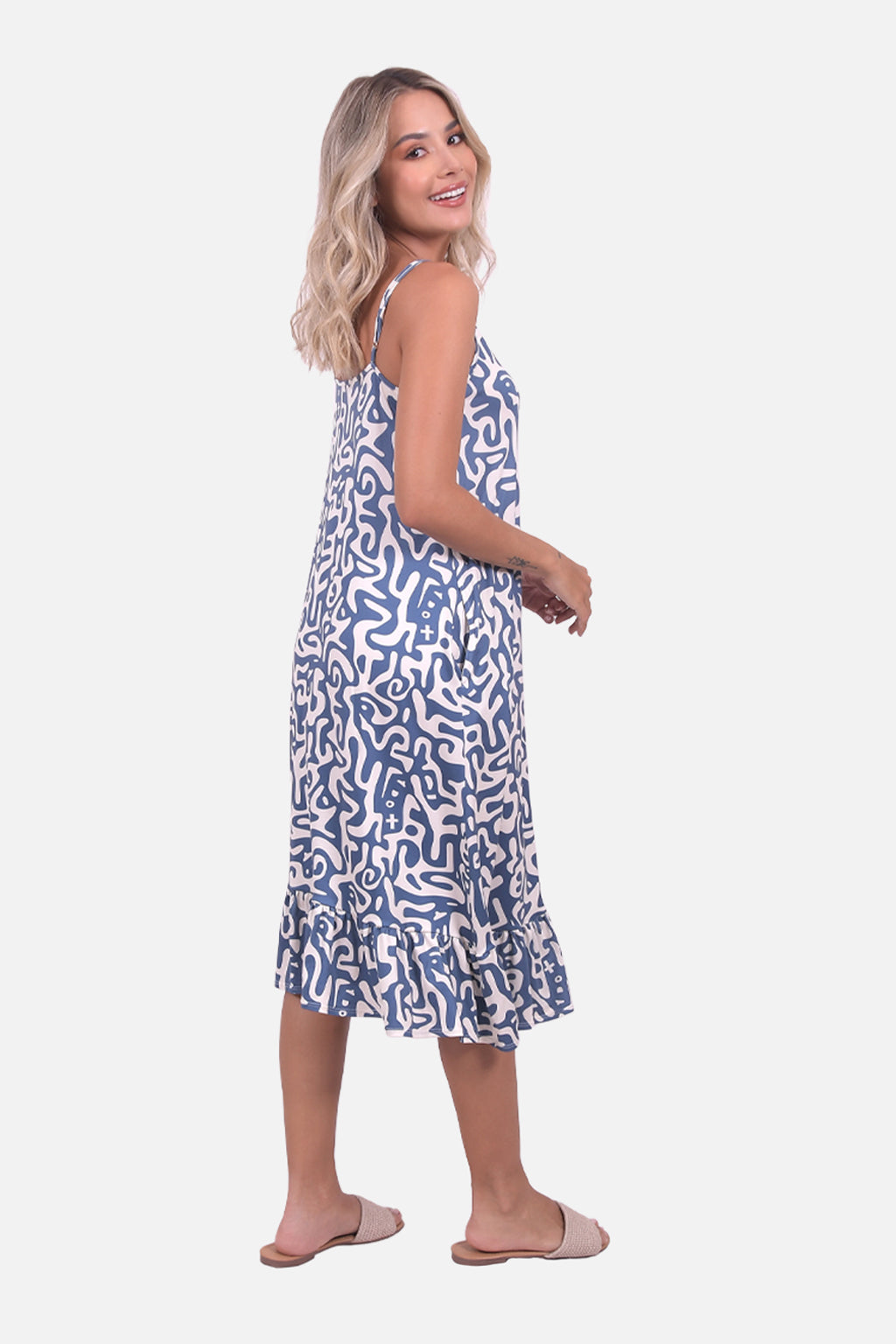 Vestido Misisipi - Indigo